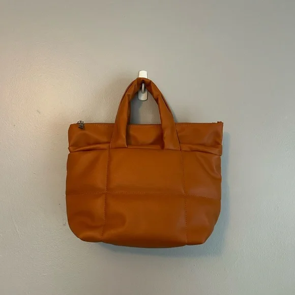 Free People Caramel Brown Tote Bag - Picture 3 of 6